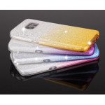 Wholesale Galaxy S7 Shiny Armor Hybrid Case (Silver - Gold)